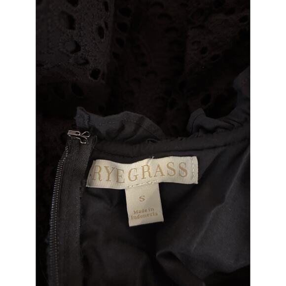 RYE GRASS Women Dress Sm Boho Vacation Resort Wear Sleeveless Pullover Ruffle - Picture 7 of 10